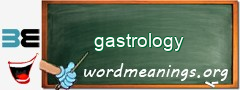 WordMeaning blackboard for gastrology